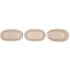 PARIS OFFWHITE POT OVAL ASS 21X12X10CM
