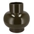 OXFORD OLIVE GREEN VASE CONE NECK 31X31X33CM