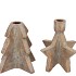 CONCRETE GOLDEN CANDLE H XMAS ASS 15X15X15CM
