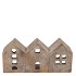 CONCRETE GOLDEN HOUSES DECO 22X6X10CM