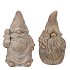 CONCRETE GOLDEN GNOME DECO ASS 10X9X16CM