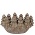 CONCRETE GOLDEN POT XMAS TREES OVAL 27X15X13CM