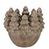 CONCRETE GOLDEN POT XMAS TREES 23X22X21CM