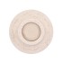CONCRETE WHITE CANDLE HOLDER ROUND 15X15X6CM