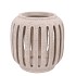 CONCRETE WHITE CANDLE HOLDER LONG 21X21X21CM