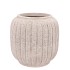 CONCRETE WHITE POT LONG 24X24X25CM