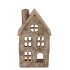 CONCRETE GOLDEN HOUSE DECO 16X10X28CM