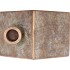 CONCRETE GOLDEN HOUSE DECO 16X10X28CM