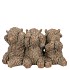 CONCRETE GOLDEN BULL DECO 20X10X12CM