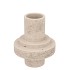 CONCRETE WHITE VASE TUBE 16X16X19CM