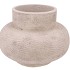 CONCRETE WHITE VASE NECK 37X37X28CM