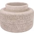 CONCRETE WHITE VASE 39X39X28CM