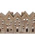 CONCRETE GOLDEN HOUSE DECO 28X8X14CM