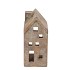 CONCRETE GOLDEN HOUSE DECO 7X8X14CM