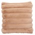 MONTANA STRIPE SAND CUSHION FUR LOOK 45X45CM