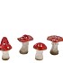 WONDERLAND RED MUSHROOM  ASS 8X8X10CM