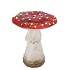 WONDERLAND RED MUSHROOM 11X11X13CM