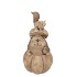 WONDERLAND NATURAL HEDGEHOG SQUIRREL 11X11X22CM
