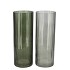 MARLY GREEN VASE ASS 10X10X28CM