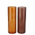 MARLY AMBER BROWN VASE ASS 7X7X22CM
