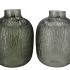 MARLY GREEN VASE NECK ASS 21X21X28CM