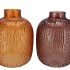 MARLY AMBER BROWN VASE NECK ASS 21X21X28CM