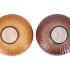 MARLY AMBER BROWN VASE NECK ASS 21X21X28CM