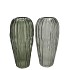 MARLY GREEN VASE STRUCTURE LONG ASS 13X13X28CM