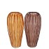 MARLY AMBER BROWN VASE STRUCTURE LONG ASS 13X28CM