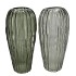 MARLY GREEN VASE STRUCTURE LONG ASS 19X19X40CM
