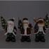 YULE SANTA SNOWMAN LED ASS 12X9X20CM