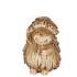 WONDERLAND BROWN HEDGEHOG 11X9X16CM