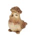 WONDERLAND BROWN BIRD 14X11X16CM