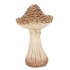 WONDERLAND BROWN MUSHROOM 23X23X38CM