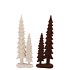 X-MAS FLOCK BROWN SAND PINE TREE ASS 9X6X25CM
