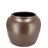 MERLIN BROWN VASE 18X16CM