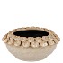 NANCY BEIGE POT FLOWER 25X25X11CM