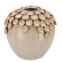 NANCY BEIGE VASE FLOWER 27X27X26M