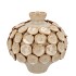 NANCY BEIGE VASE NECK FLOWER 19X19X19M