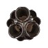 MERLIN GREEN VASE TUBES 14X30CM