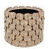 NANCY BEIGE POT ROUND FLOWER 21X21X18CM