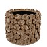 NANCY SAND POT ROUND FLOWER 17X17X14CM