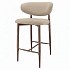 CHAIR NARA TAUPE BAR STOOL 53X50X92CM