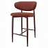 CHAIR NARA BROWN BAR STOOL 53X50X92CM