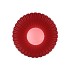 MELAMINE LISA RED POT 11X8X11CM
