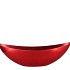 MELAMINE LISA RED BOAT OVAL 39X12X13CM