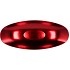 MELAMINE LISA RED POT OVAL 30X15X5CM