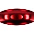 MELAMINE LISA RED POT OVAL 40X17X6CM
