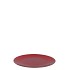 MELAMINE LISA RED PLATE ROUND 18X18X2CM