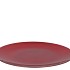 MELAMINE LISA RED PLATE ROUND 33X33X2CM